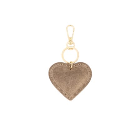 Leren sleutelhanger bruin