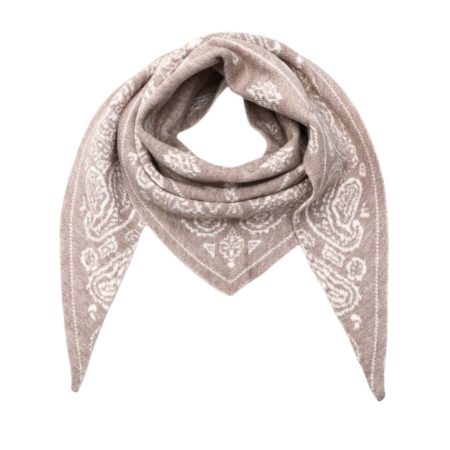 Driehoek wollige shawl