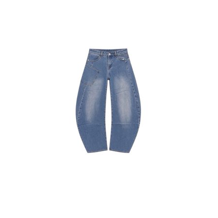 Low waist full stretch balloon jeans