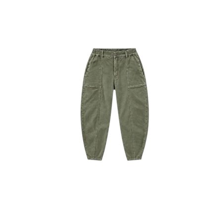 Armygroene barrel broek