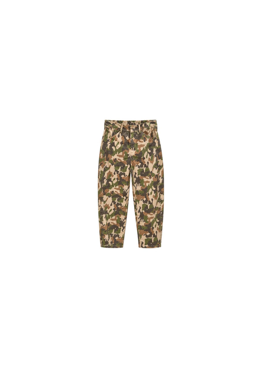 Camo barrel broek