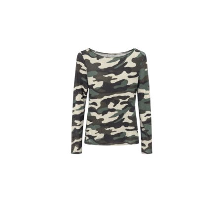 Cashmere shirt camouflageprint