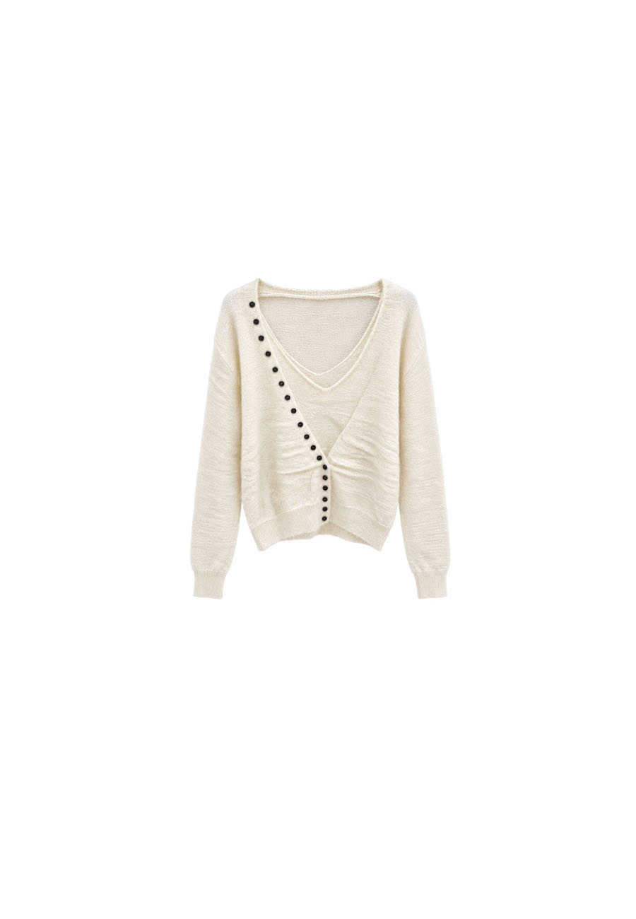 Off white vestje met bijpassend hemdje