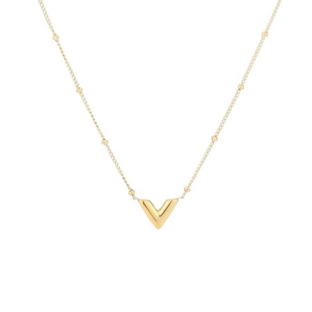 Goudkleurige stainless steel ketting
