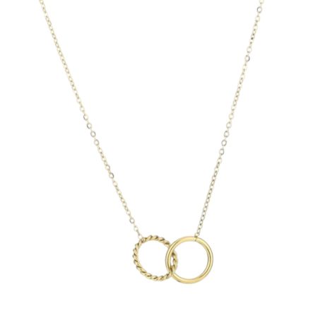 Goudkleurige korte verstelbare ketting