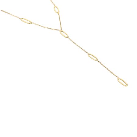 Goudkleurige verstelbare ketting met rondjes