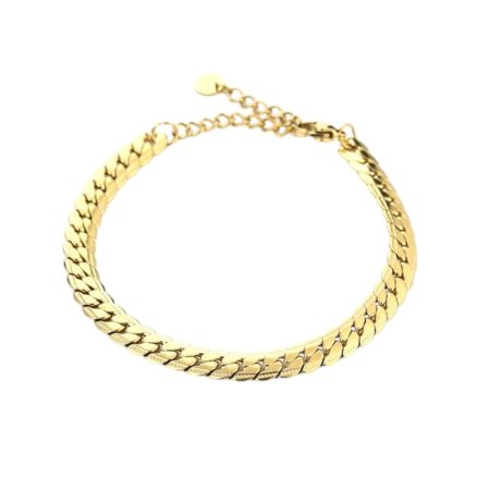 Goudkleurig verstelbaar armbandje