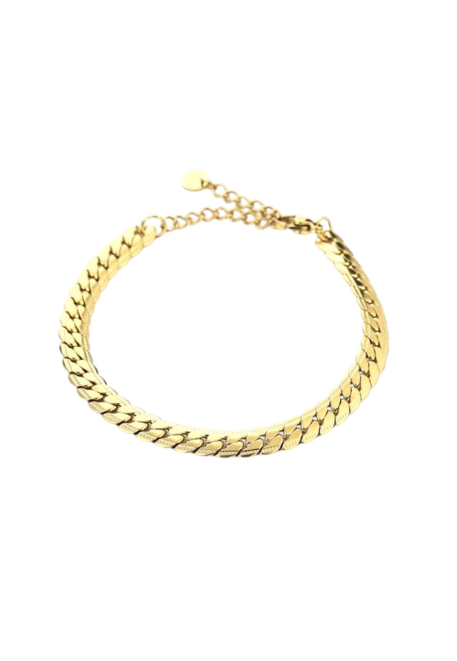 Goudkleurig verstelbaar armbandje