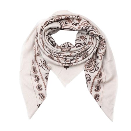Vierkante wollige shawl