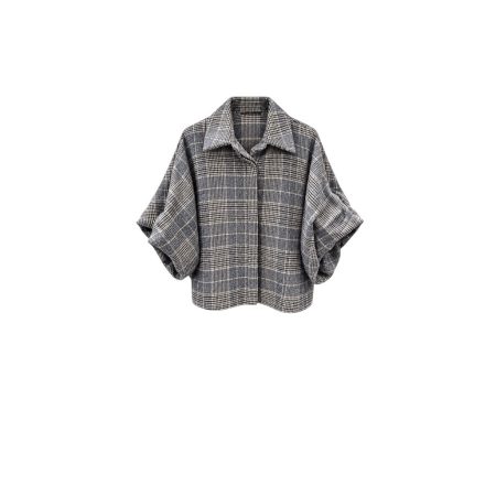 Ruiten blouse/jasje blauw