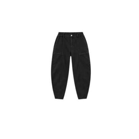 Zwarte barrel broek
