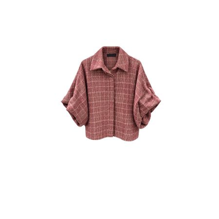 Ruiten blouse/jasje rood